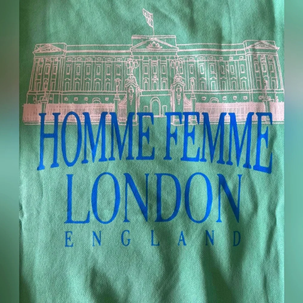 Homme + Femme Embroidered Royal Crest Crewneck Green Size-Small